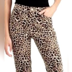 WHBM cheetah print skinny Jean